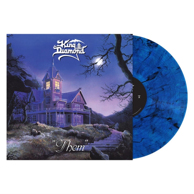 KING DIAMOND | THEM (BLUE W/ BLACK MARBLED SMOKE VINYL) | VINYL RECORD (LP)
