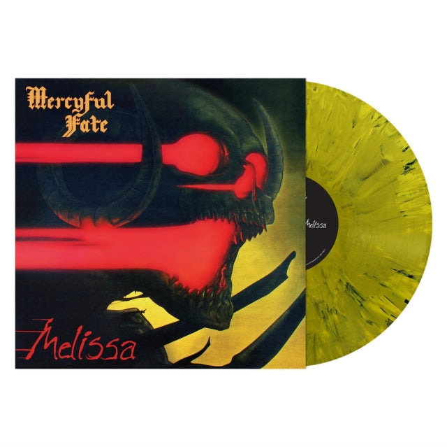 MERCYFUL FATE | MELISSA (YELLOW W/ BLACK STREAKS VINYL) | VINYL RECORD (LP)