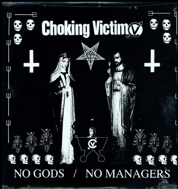 CHOKING VICTIM | NO GODS NO MANAGERS | VINYL RECORD (LP)