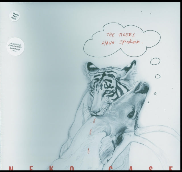 CASE, NEKO | TIGERS HAVE SPOKEN (TRANSLUCENT RED VINYL/DL CARD) | VINYL RECORD (LP)