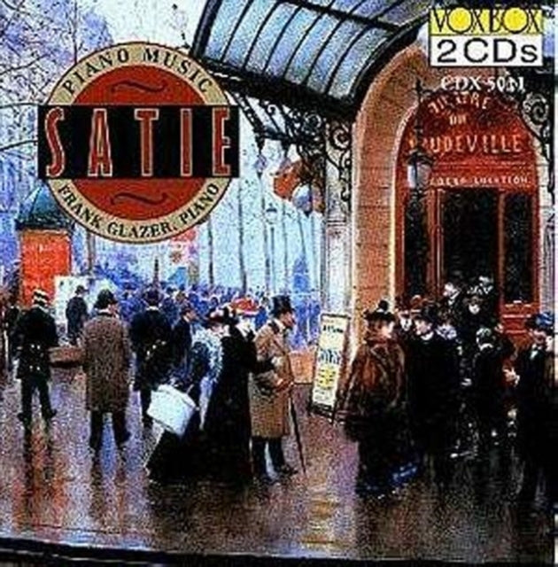 GLAZER, FRANK | SATIE PIANO MUSIC - GLAZER | CD