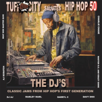 TUFF CITY SALUTES HIP HOP 50: THE DJ JAMS (HALF RED/HALF BLUE VINYL/7INCH) | VINYL RECORD (LP)
