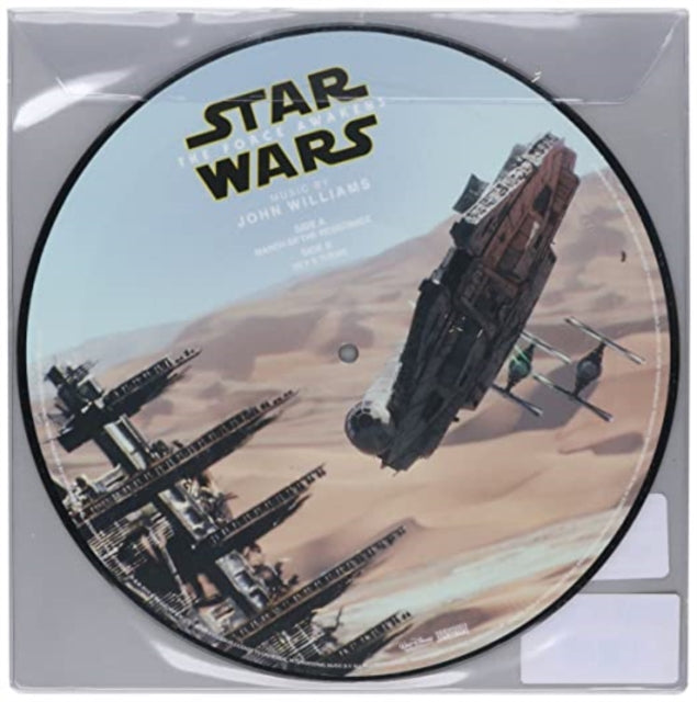 STAR WARS | STAR WARS: FORCE AWAKENS: MARCH OF THE RESISTANCE B/W REY'S THEME (PICTURE DISC) | 10IN VINYL