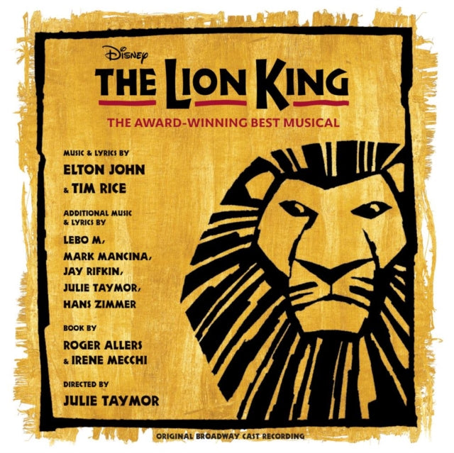 VARIOUS ARTISTS | LION KING: ORIGINAL BROADWAY CAST (YELLOW & BLACK SPLATTER VINYL/2LP) | VINYL RECORD (LP)