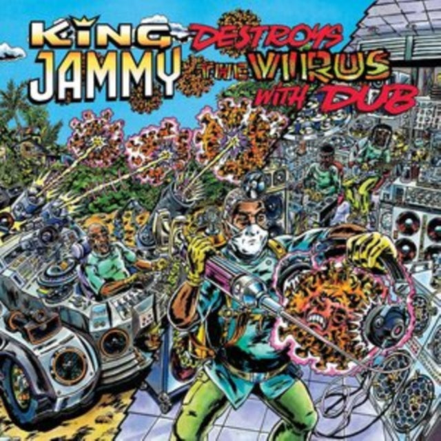 KING JAMMY | DESTROYS THE VIRUS WITH DUB (LTD) | VINYL RECORD (LP)