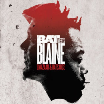 QWAZAAR & BATSAUCE | BAT MEETS BLAINE (10TH ANNIVERSARY EDITION) (RED MEETS BLACK VINYL) | VINYL RECORD (LP)