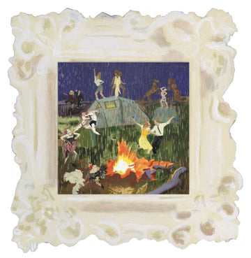 LET'S GO DANCING: SAID THE FALLING RAIN TO THE OPEN FLAME (OPAQUE BONE/CREAM VINYL) | VINYL RECORD (LP)