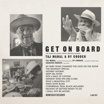TAJ MAHAL & RY COODER | GET ON BOARD | VINYL RECORD (LP)