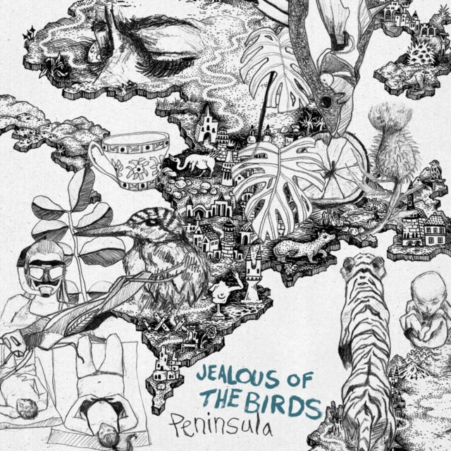 JEALOUS OF THE BIRDS | PENINSULA (SEA BLUE VINYL) | VINYL RECORD (LP)