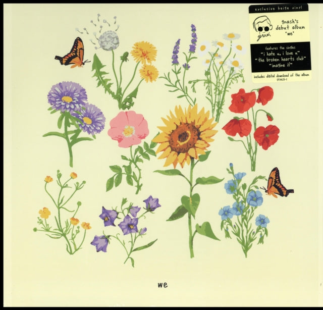 GNASH | WE (X) (BEIGE VINYL/DL) | VINYL RECORD (LP)