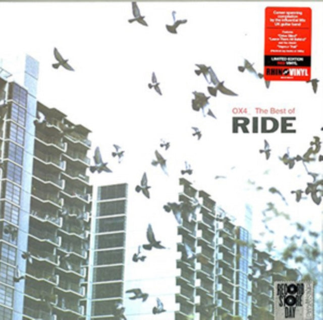 RIDE | OX4: BEST OF RIDE (TRANSLUCENT RED VINYL) | VINYL RECORD (LP)
