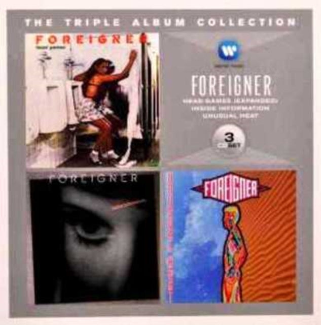 FOREIGNER | HEAD GAMES / INSIDE INFORMATION / UNUSUAL HEAT | CD