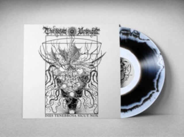 THRONUM VRONDOR | DIES TENEBROSA SICUT NOX (OPAQUE WHITE/BLACK SWIRL VINYL) | VINYL RECORD (LP)