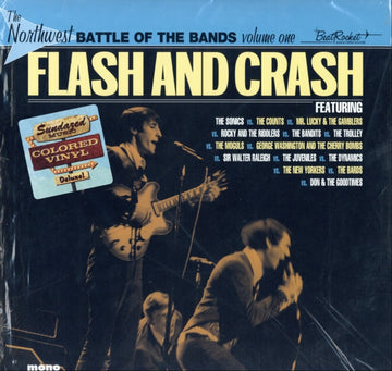 VARIOUS ARTISTS | NORTHWEST BATTLE OF THE BANDS VOL. 1: FLASH AND CRASH (BLUE VINYL) | VINYL RECORD (LP)