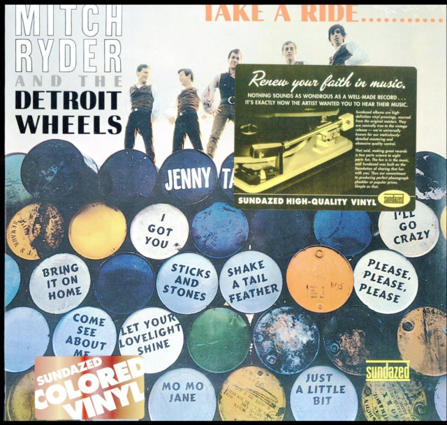 RYDER, MITCH & THE DETROIT WHEELS | TAKE A RIDE... (GOLD VINYL) | VINYL RECORD (LP)
