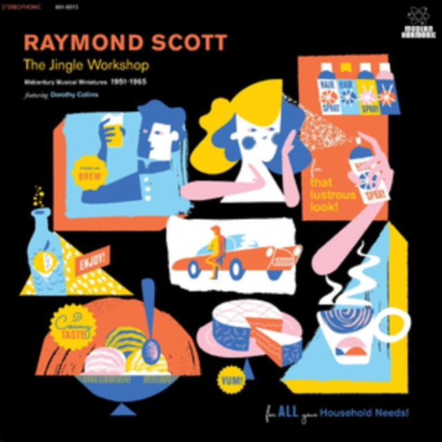 SCOTT, RAYMOND | JINGLE WORKSHOP: MIDCENTURY MUSICAL MINIATURES 1951-1965 (CLEAR VINYL) | VINYL RECORD (LP)