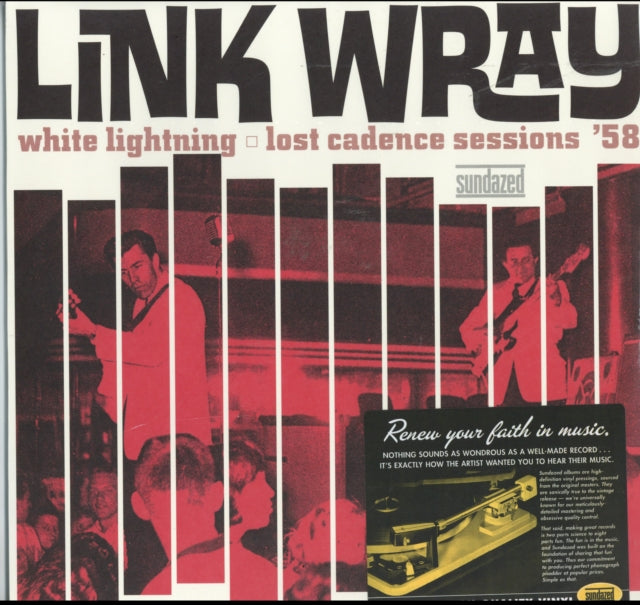 WRAY, LINK | WHITE LIGHTNING: LOST CADENCE SESSIONS | VINYL RECORD (LP)