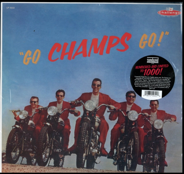 CHAMPS | GO, CHAMPS, GO! (LIMITED GOLD VINYL) | VINYL RECORD (LP)