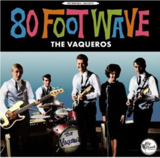 VAQUEROS | 80 FOOT WAVE (TURQUOISE VINYL) | VINYL RECORD (LP)