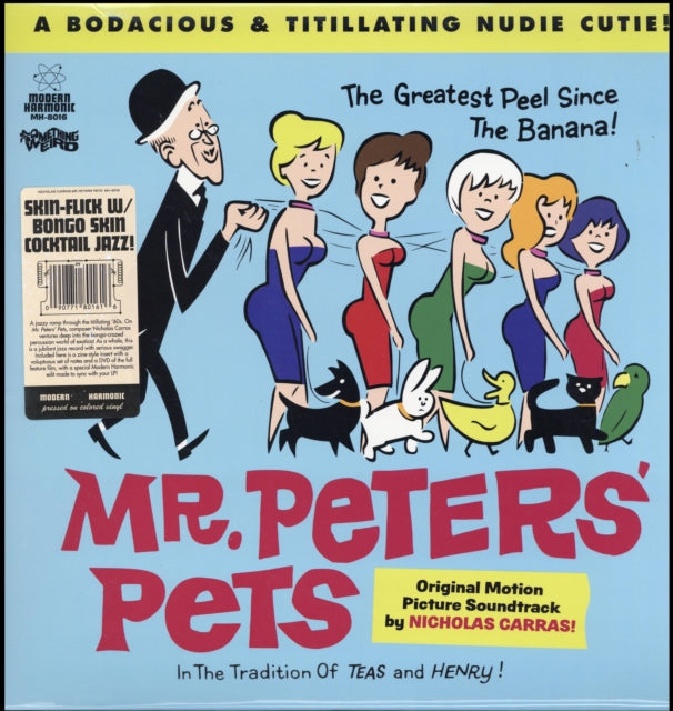 CARRAS, NICHOLAS | MR. PETERS' PETS OST (YELLOW VINYL/DVD) | VINYL RECORD (LP)
