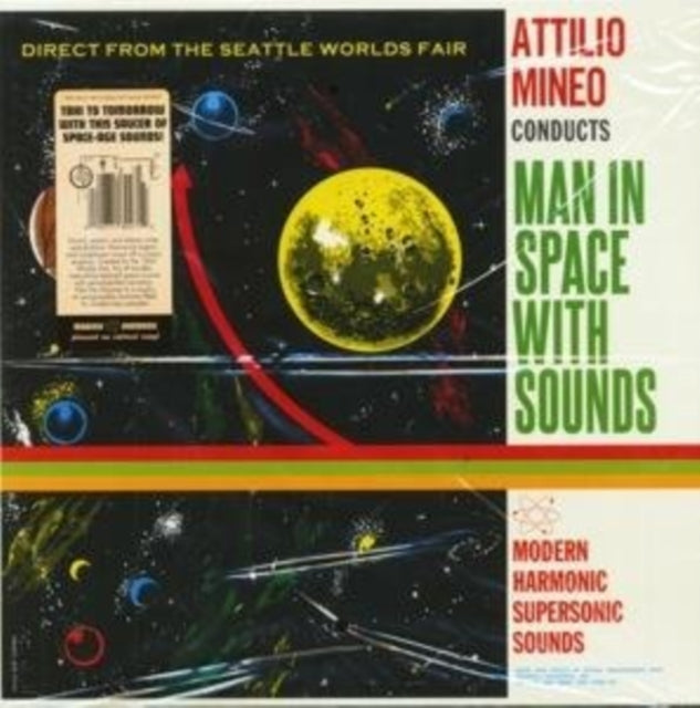 MINEO, ATTILIO | MAN IN SPACE WITH SOUNDS (GREEN & YELLOW SWIRL VINYL) | 12IN VINYL