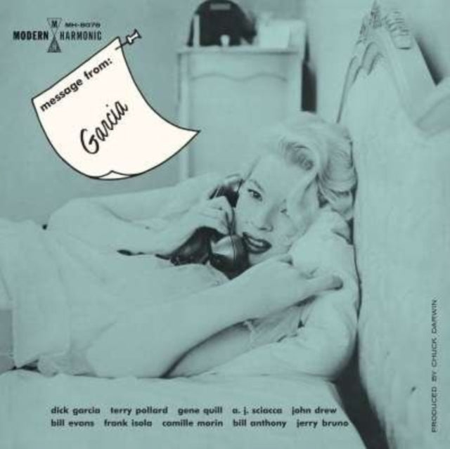 GARCIA, DICK | MESSAGE FROM DICK GARCIA (LIGHT BLUE TRANSLUCENT VINYL) | VINYL RECORD (LP)