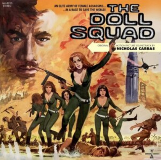 CARRAS, NICHOLAS | DOLL SQUAD ORIGINAL MOTION PICTURE SOUNDTRACK (TRANSPARENT GREEN VINYL/DVD) | VINYL RECORD (LP)