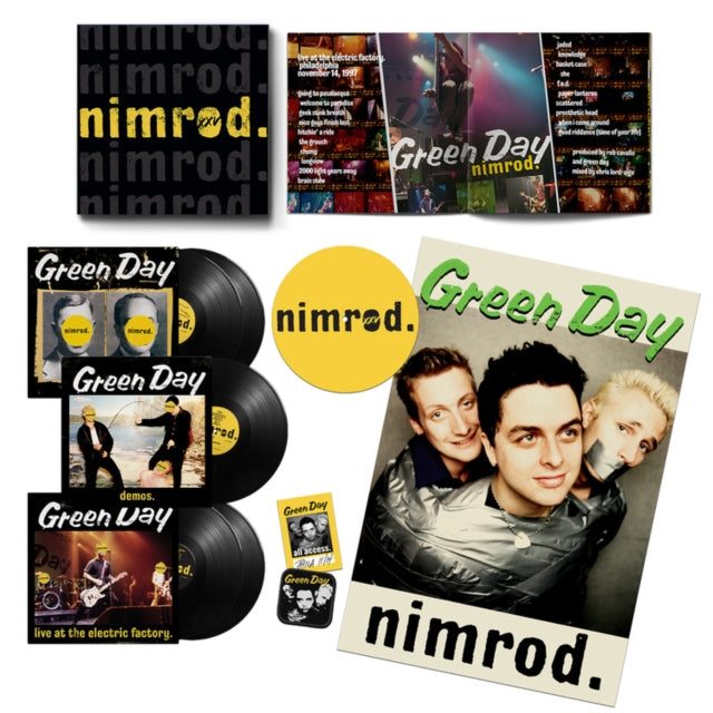 GREEN DAY | NIMROD (25TH ANNIVERSARY/5LP) | VINYL RECORD (LP)