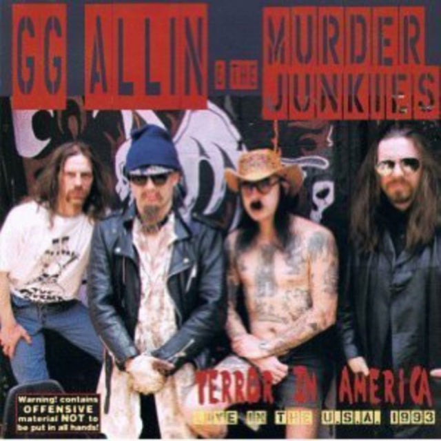 ALLIN, GG & THE MURDER JUNKIES | TERROR IN AMERICA | VINYL RECORD (LP)