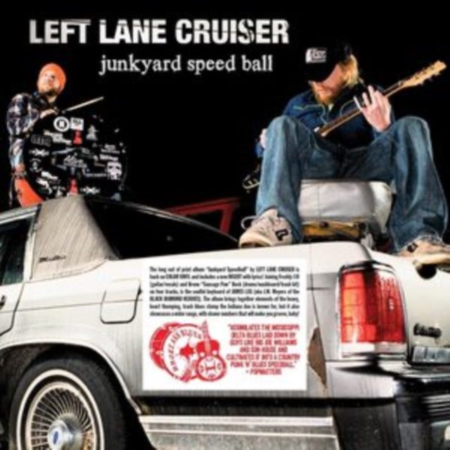 LEFT LANE CRUISER | JUNKYARD SPEEDBALL (RED & BLACK SMASH VINYL) | VINYL RECORD (LP)