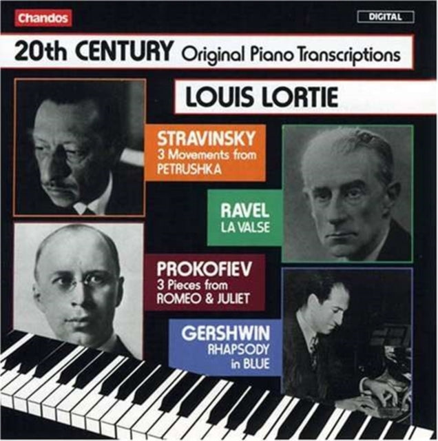 LORTIE, LOUIS | 20TH CENTURY ORIGINAL PIANO TRANSCRIPTIONS | CD