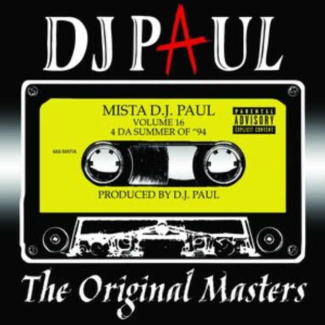 DJ PAUL | VOLUME 16-THE ORIGINAL MASTERS | VINYL RECORD (LP)