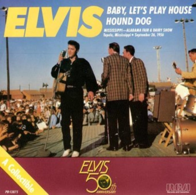 PRESLEY, ELVIS | BABY LET'S PLAY HOUSE / HOUND DOG (7 INCH/GOLD VINYL) | VINYL RECORD (LP)