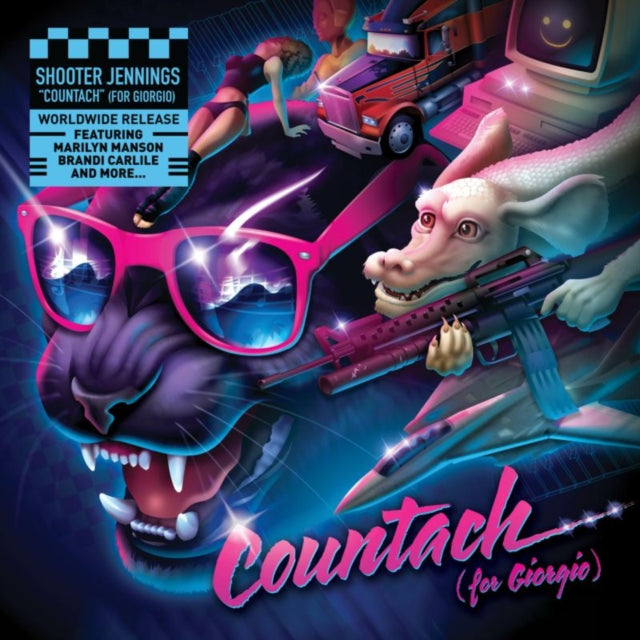 SHOOTER JENNINGS | COUNTACH (FOR GIORGIO) (180G/PINK VINYL) | VINYL RECORD (LP)