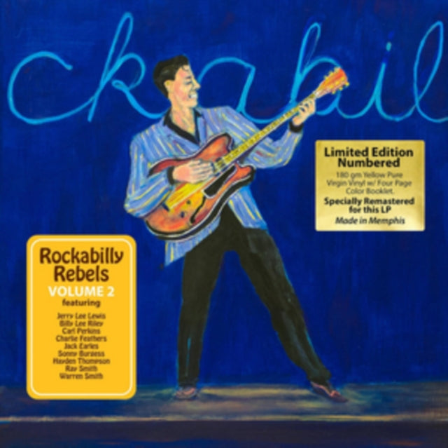 VARIOUS ARTISTS | ROCKABILLY REBELS VOLUME 2 (180G/YELLOW VINYL/NUMBERED/LIMITED) | VINYL RECORD (LP)