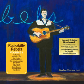VARIOUS ARTISTS | ROCKABILLY REBELS VOLUME 4 (180G/YELLOW VINYL/NUMBERED/LIMITED) | VINYL RECORD (LP)