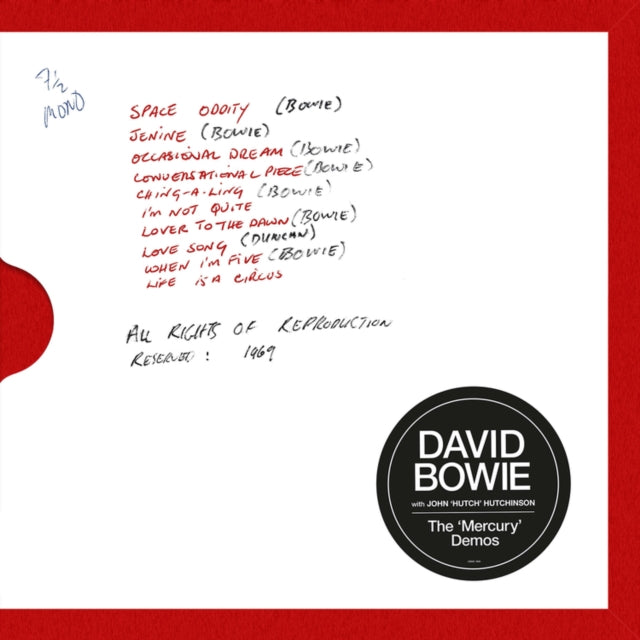 BOWIE, DAVID | MERCURY DEMOS | VINYL RECORD (LP)