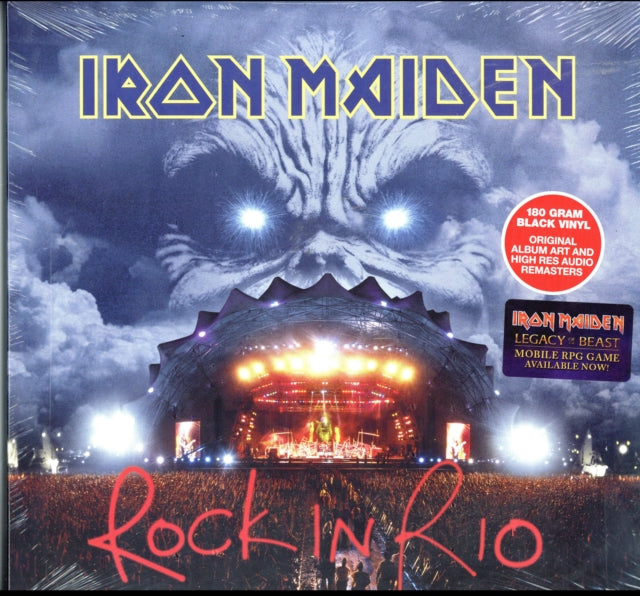 IRON MAIDEN | ROCK IN RIO (3LP/180G VINYL) | VINYL RECORD (LP)