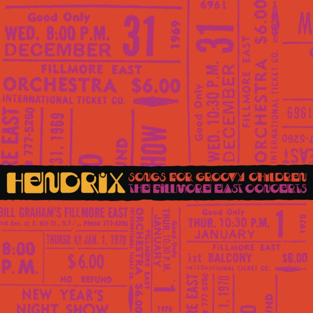 HENDRIX, JIMI | SONGS FOR GROOVY CHILDREN: THE FILLMORE EAST CONCERTS | VINYL RECORD (LP)