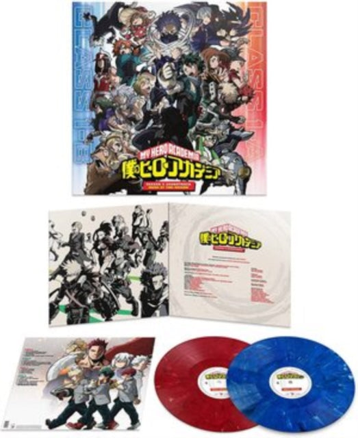 YUKI HAYASHI | MY HERO ACADEMIA: SEASON 5 OST (2LP/1-OPAQUE BLUE MARBLE/2-OPAQUE RED MABLE VINYL) | VINYL RECORD (LP)