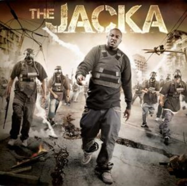 JACKA | TEAR GAS (BLACK & WHITE GALAXY VINYL) (RSD) | VINYL RECORD (LP)