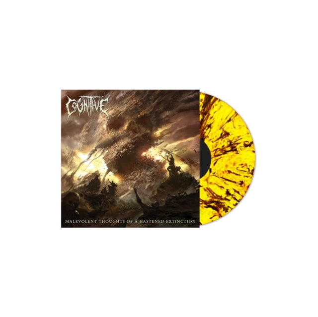 COGNITIVE | MALEVOLENT THOUGHTS OF A HASTENED EXTINCTION (CANARY YELLOW/BLACK TIGER VINYL) | VINYL RECORD (LP)