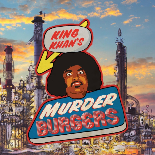 KING KHAN | MURDERBURGERS (WHITE/CLEAR/RED SPLATTER VINYL) | VINYL RECORD (LP)