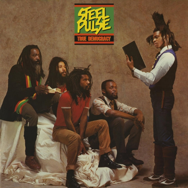 STEEL PULSE | TRUE DEMOCRACY (TRI COLOR STRIPE (RED, GOLD, GREEN) VINYL) | VINYL RECORD (LP)