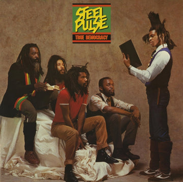 STEEL PULSE | TRUE DEMOCRACY (TRI COLOR STRIPE (RED, GOLD, GREEN) VINYL) | VINYL RECORD (LP)