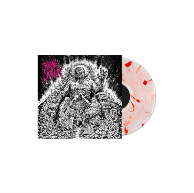 WAKING THE CADAVER | AUTHORITY THROUGH INTIMIDATION (BLOOD SPLATTERED SATISFACTION VINYL) | VINYL RECORD (LP)