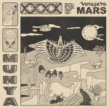 MUNYA | VOYAGE TO MARS (SUNBURST ORANGE VINYL) | VINYL RECORD (LP)