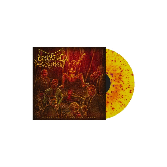 EMBRYONIC DEVOURMENT | HERESY OF THE HIGHEST ORDER (VOMIT SPLATTER VINYL) | VINYL RECORD (LP)