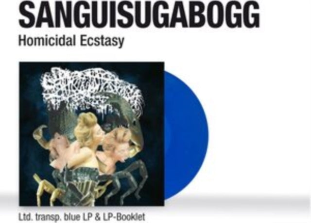 SANGUISUGABOGG | HOMICIDAL ECSTASY (180G/TRANSPARENT BLUE VINYL) | VINYL RECORD (LP)