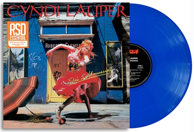 LAUPER, CYNDI | SHE'S SO UNUSUAL (OPAQUE BLUE VINYL) (RSD ESSENTIAL) | VINYL RECORD (LP)